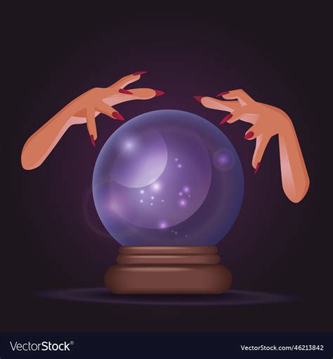 Witch hands crydtal ball
